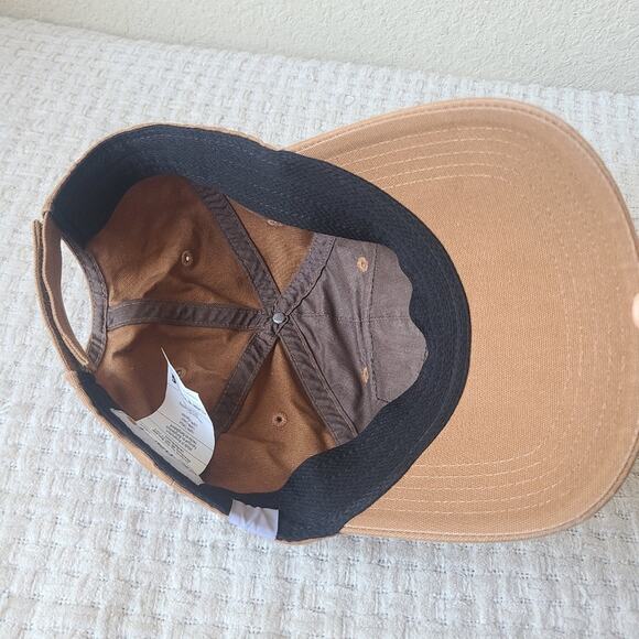 Carhartt Brown 100% Cotton Cap Hat One Size Fits Most - Picture 3 of 12